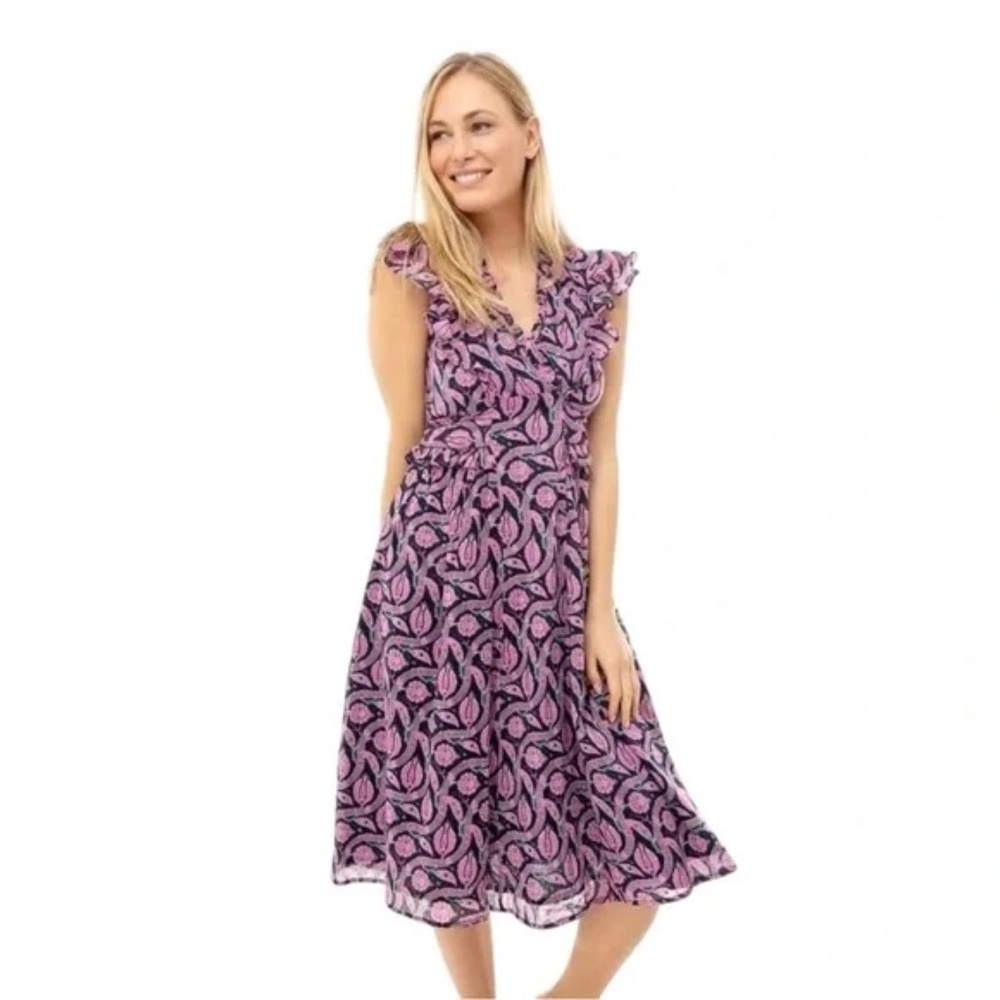 Banjanan - Black Sultans Vine Bourbon Dress - Size Small